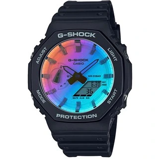 ساعت مچی مردانه کاسیو جی شاک مدل GA-2100SR-1ADR با بند رزین